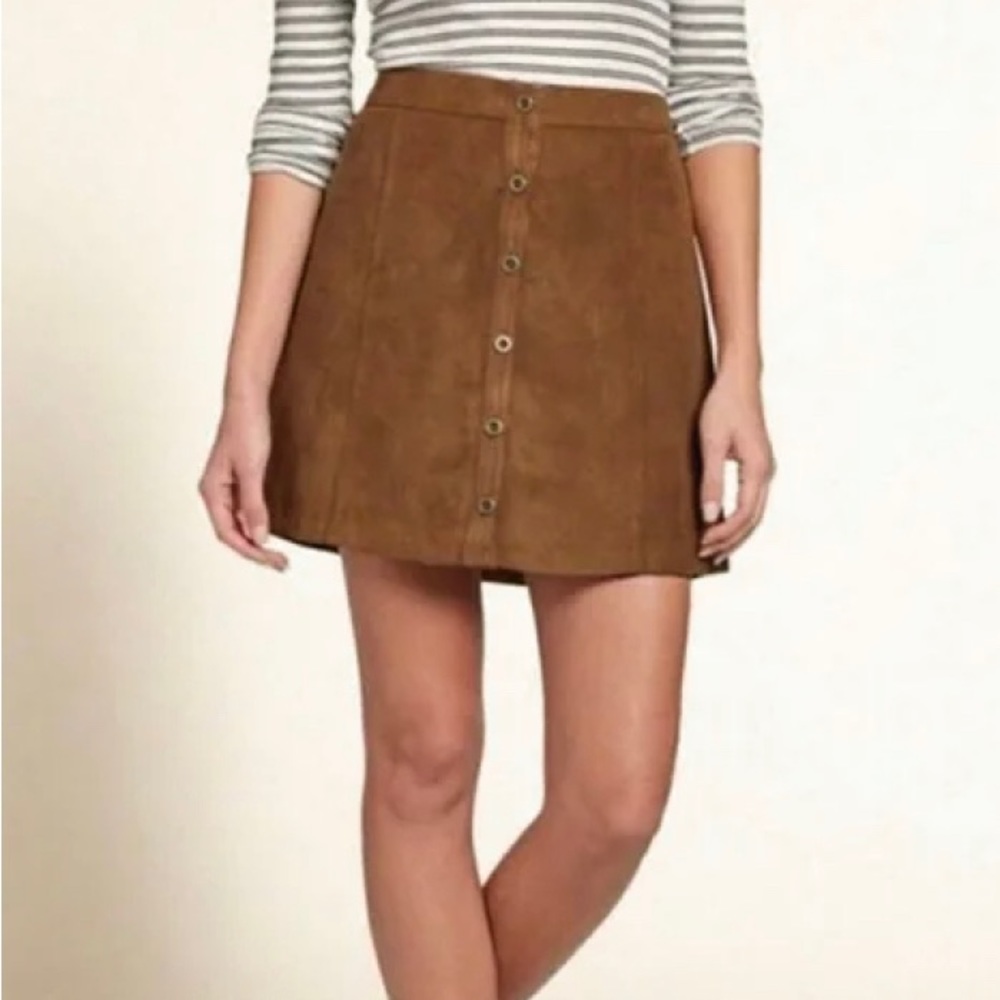 Hollister brown skirt size 3